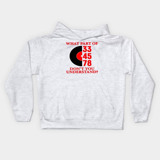 Real Djs Matter, understand! Kids Hoodie by StrictlyDesigns